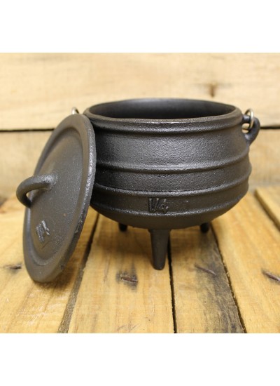 Cast Iron Potjie Cauldron - 23 oz., Size 1/4