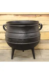 Cast Iron Potjie Cauldron - 4.75 Gallon Size 8