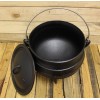 Cast Iron Potjie Cauldron - 2 Gallon, Size 3