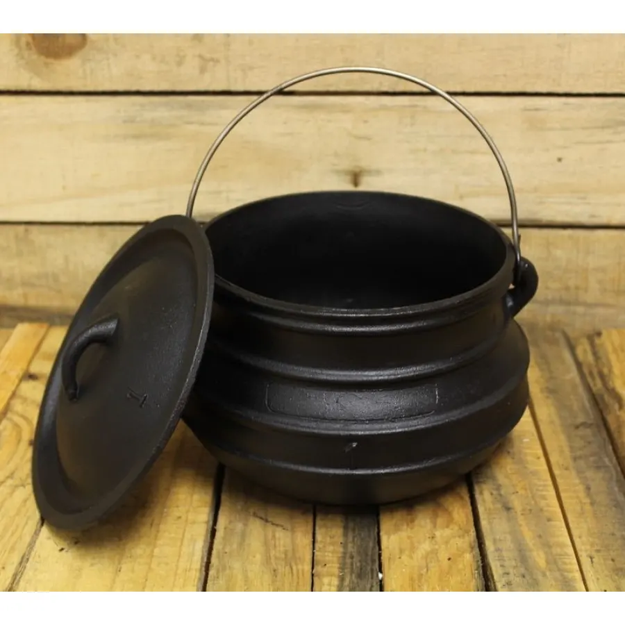 Potjie Pot Cauldron Size 2 Bean Pot 5 quart