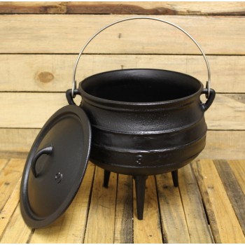 Potjie Cast Iron Kettle - 55 Gallon Size 55