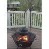 Kettle Hook for Backyard Fire Pit Cooker