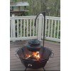 Kettle Hook for Backyard Fire Pit Cooker