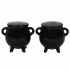 Witches Cauldron Salt and Pepper Shaker Set