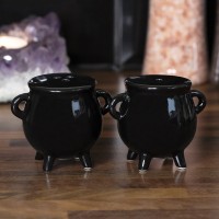 Mini Cast iron Salt & Pepper Cauldrons free shipping – Annie's Collections