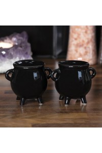 Witches Cauldron Salt and Pepper Shaker Set