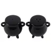 Witches Cauldron Salt and Pepper Shaker Set