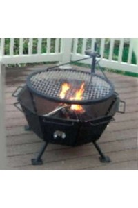 Backyard Fire Pit Cooker