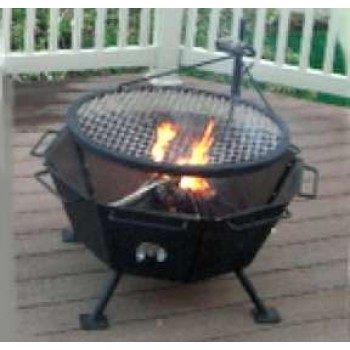 Backyard Fire Pit Cooker