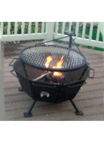 Backyard Fire Pit Cooker