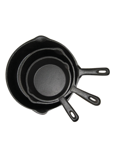 Cast Iron Skillet Trio